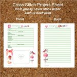 Cross Stitch Project Sheet (Duplex Print) Comfort (image for) Cross Stitch Project Sheet (Duplex Print) Comfort